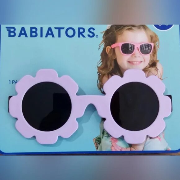 Kids Flower-Shaped Sunglasses - Purple - Picture 8 of 8